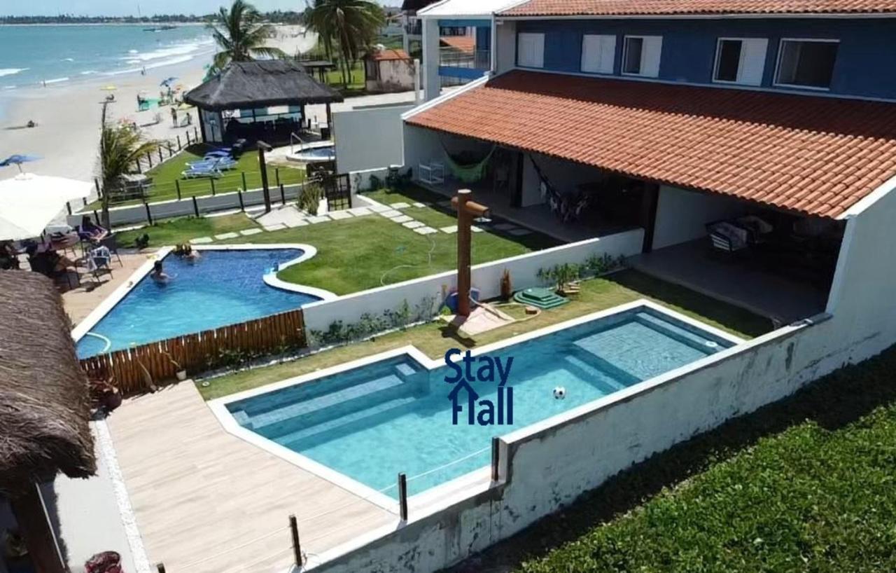 Casa-4Qts-Beira Mar-Piscina E Cozinheira-Sh038 Vila Praia dos Carneiros Exterior foto